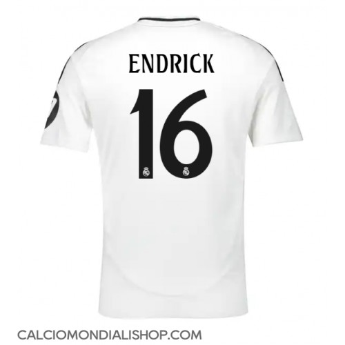 Maglie da calcio Real Madrid Endrick #16 Prima Maglia 2024-25 Manica Corta